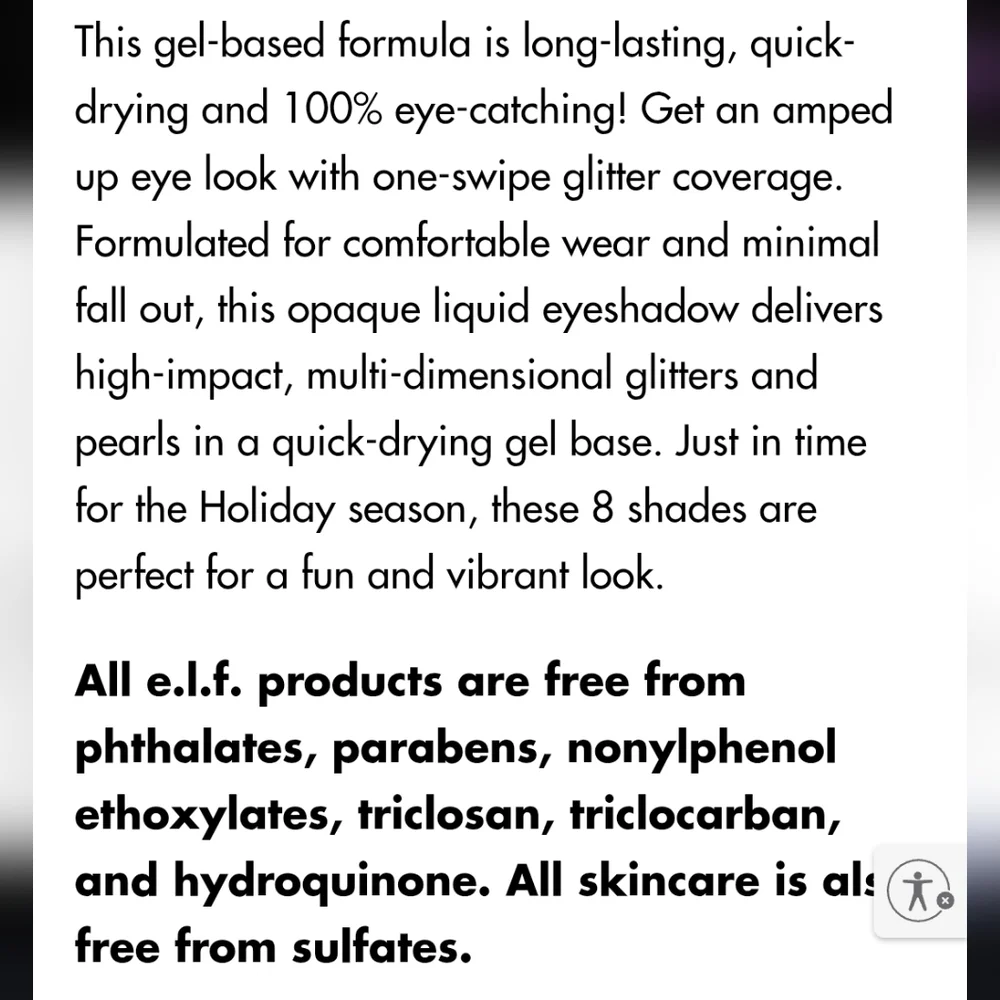 🆕️SEALED🆕️e.l.f. Metallic Liquid Eyeshadow  ☄️ METEOR☄️